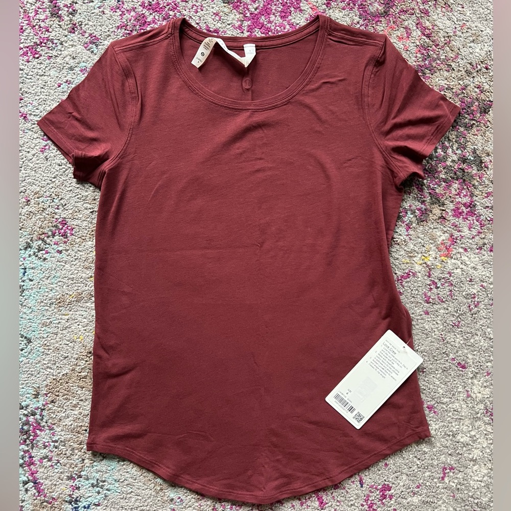 Lululemon Maroon Love Crew Tee